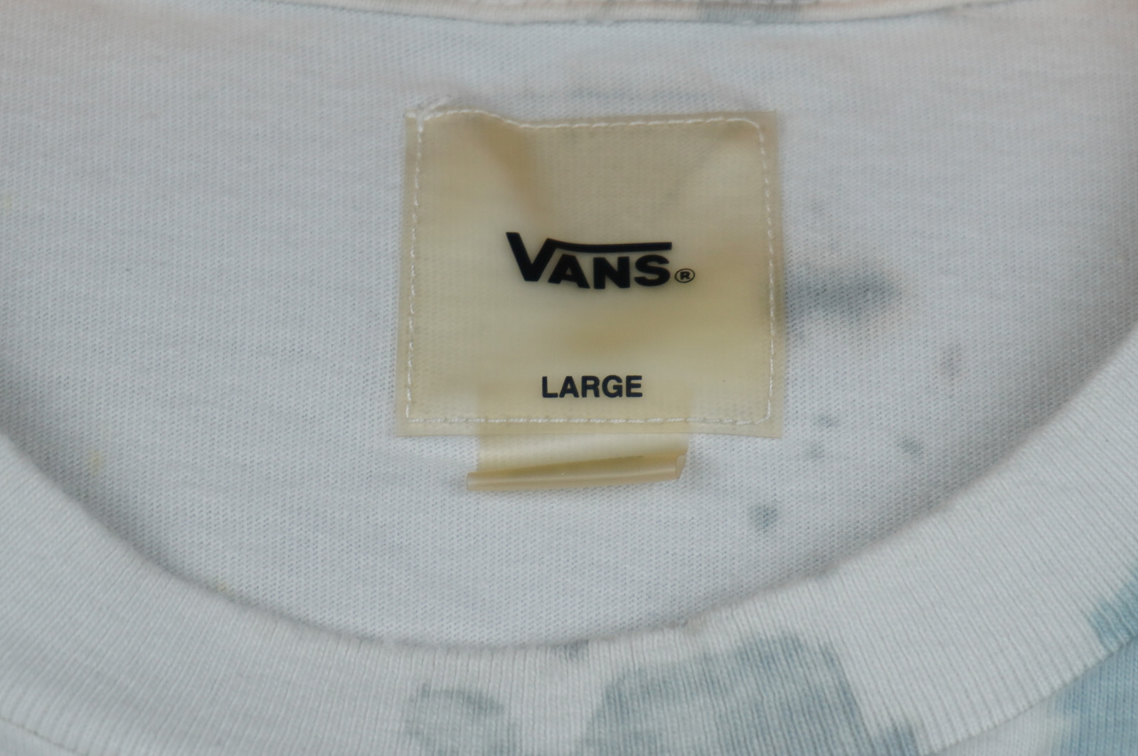 Vans Paint Blotted White T-shirt size Large gallery