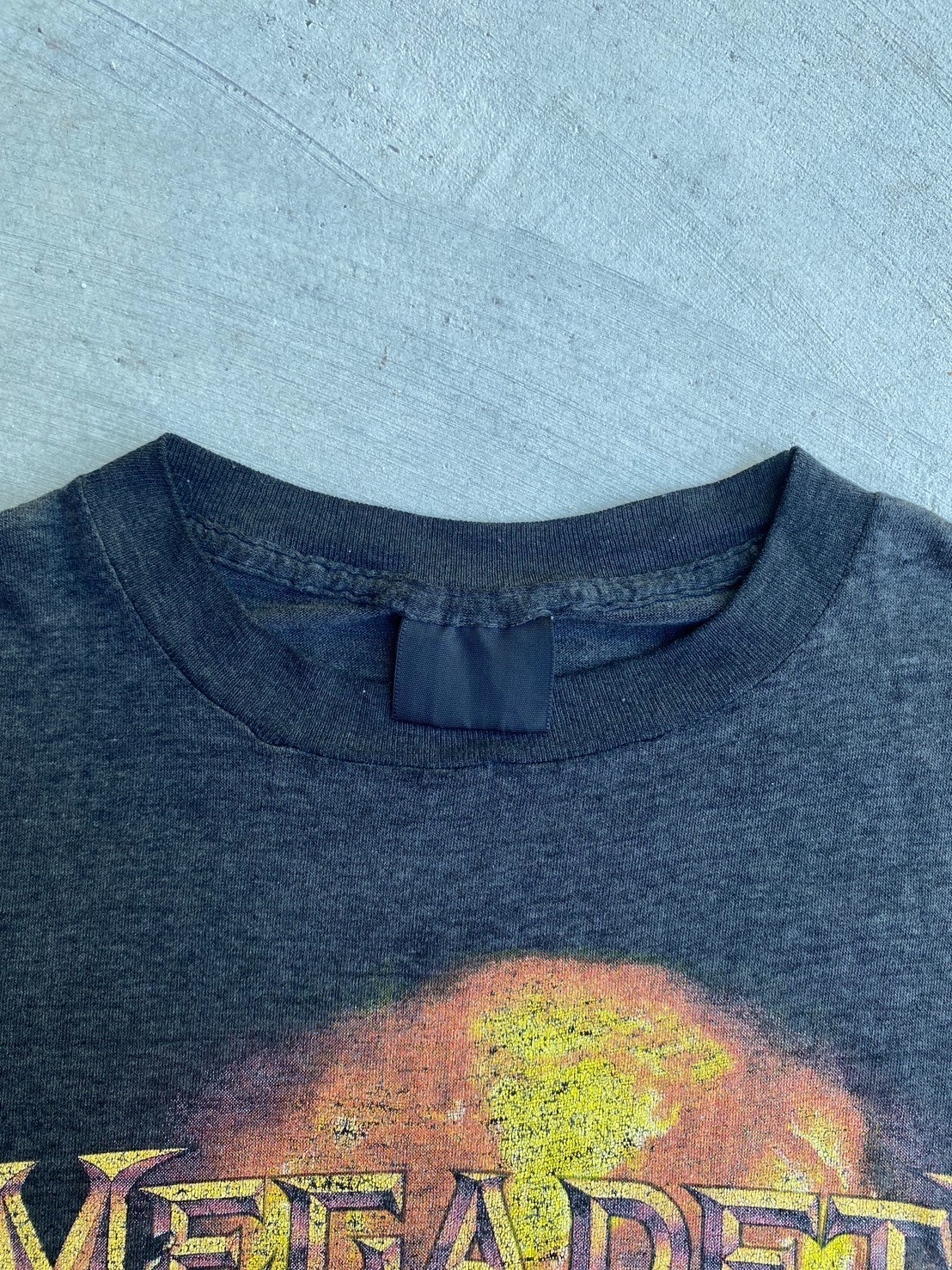 Vintage 1987 Megadeth T-Shirt Mens Large Black Single Stitch 80s Radioactive gallery