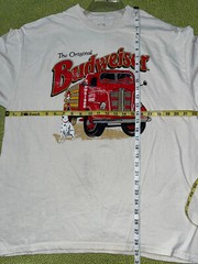 Brew City The Original Budweiser Cream T-shirt size XL brew city truck