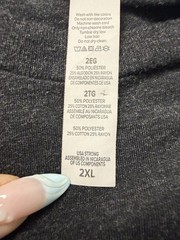 Bella+Canvas 2XL Gray Leopard Graphic Print Crew Neck Short Sleeve T-Shirt