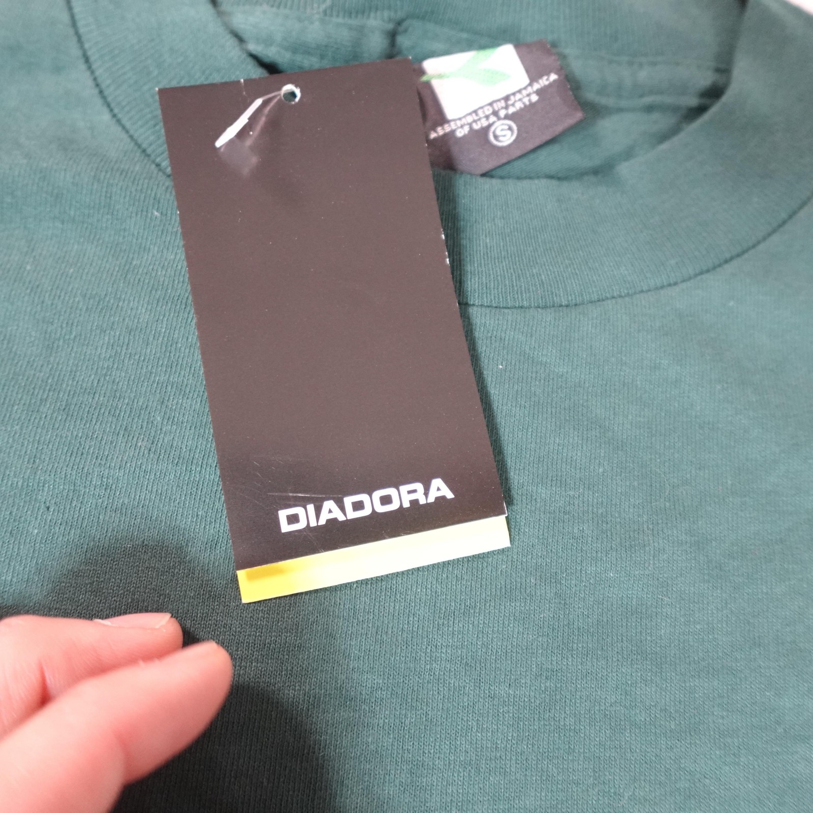 Diadora Shirt Mens Small Green Soccer Logo Outdoor Sports Exercise Gym Run New gallery