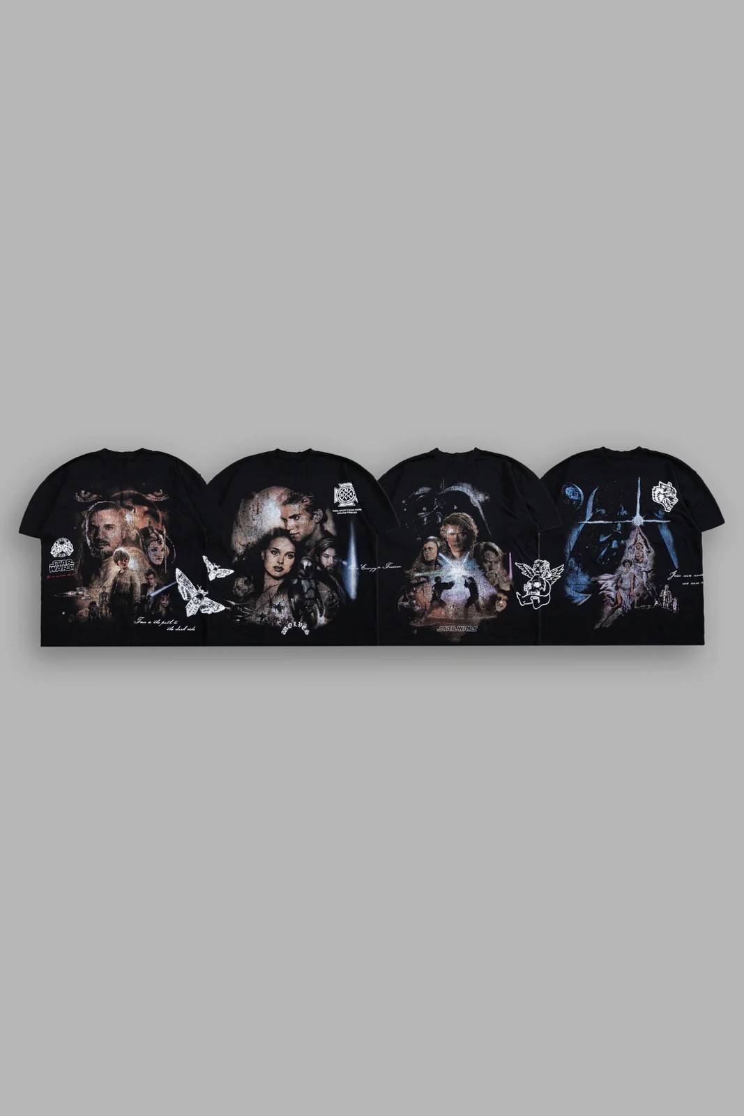DARC SPORT STAR WARS SERIES "SIDE-BY-SIDE" TEE BOX SET IN BLACK. SIZE MEDIUM gallery
