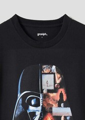 STAR WARS x Graniph Anakin Skywalker T-Shirt short sleeve Cotton Black Japan New