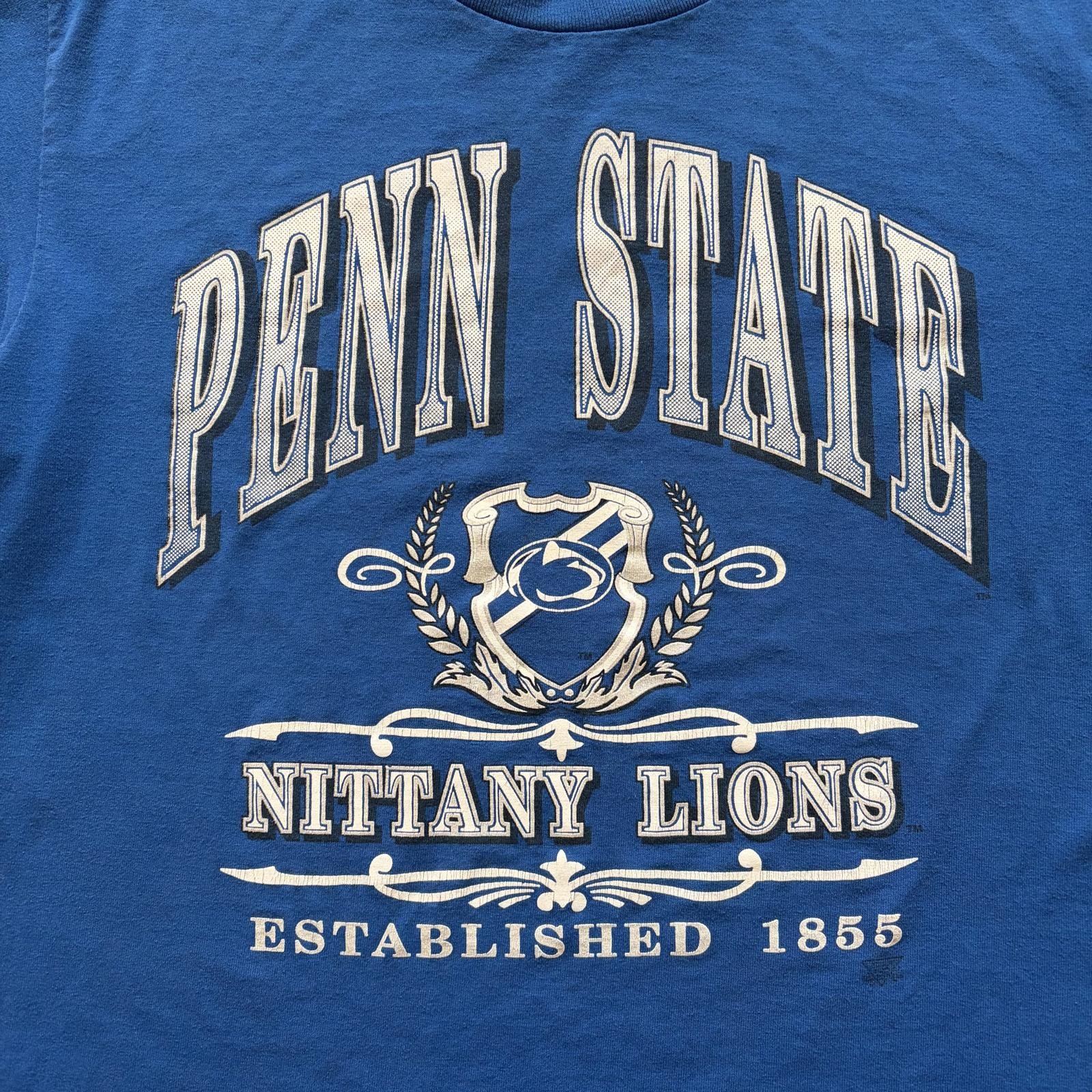 Vintage 80s Penn State Nittany Lions T-Shirt Teejays Single Stitch Men's Large gallery