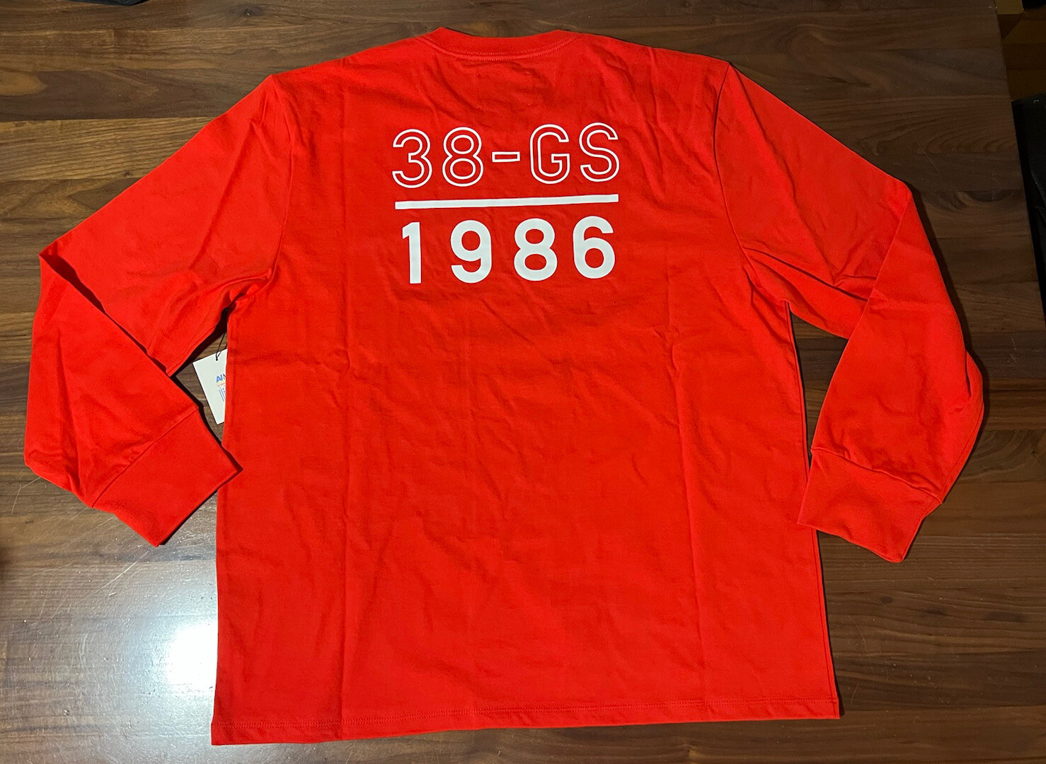Aime Leon Dore ALD 38-GS Offshore Long-Sleeve Tee 1986 Technohull Red Size XL