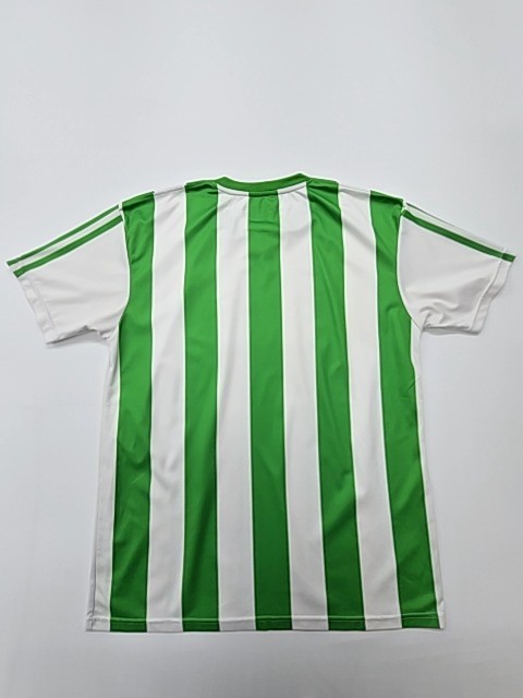 Adidas Jersey Boys Green V Neck Size L Regular Athletic Striped gallery