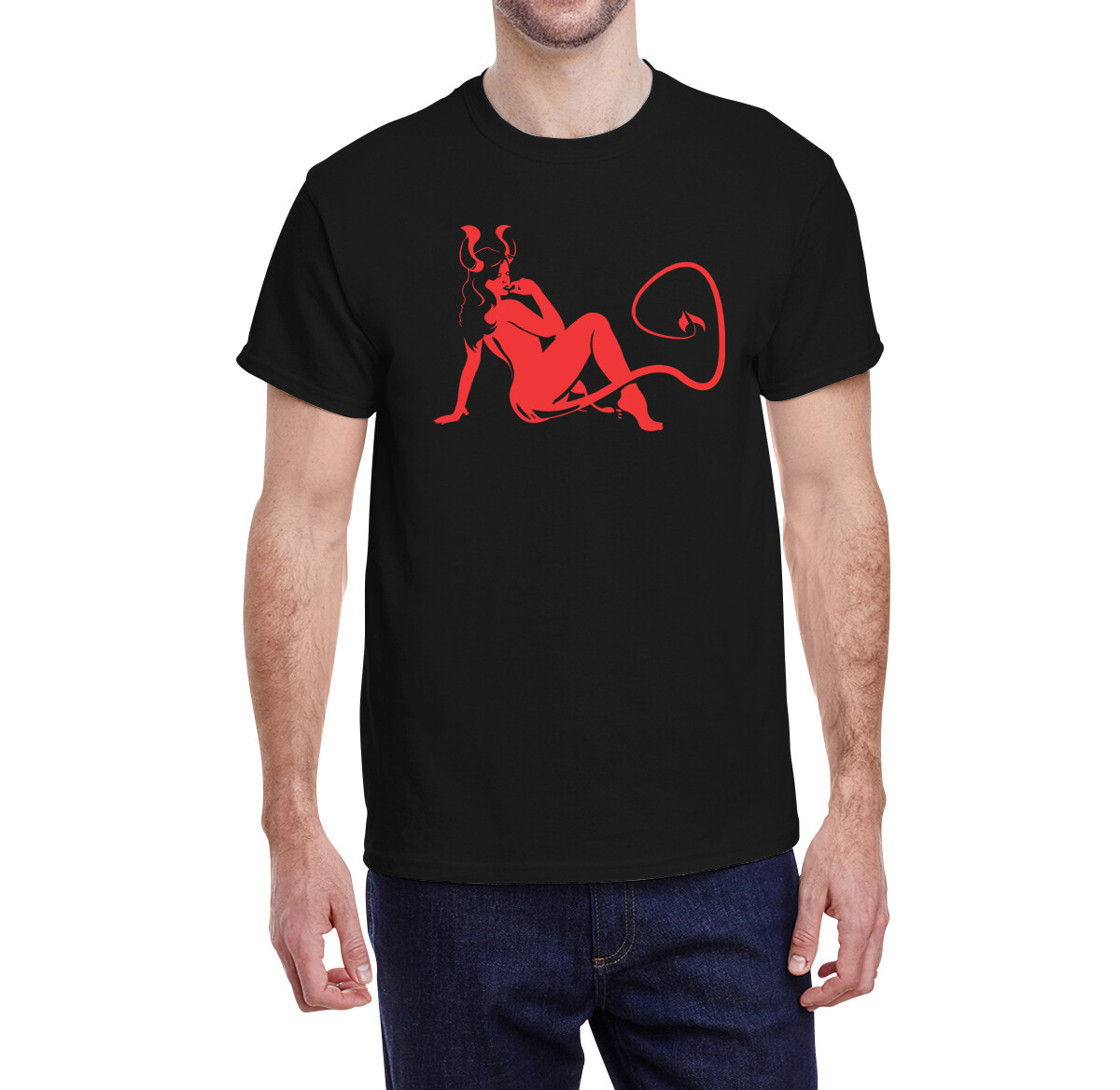 DEVIL GIRL Unisex T-Shirt Multi Colors S-XL FREE S&H! Kyle Millar art Pin-Up gallery