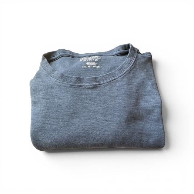 Kirkland Brand Men's Basic Tee, XL, Muted Slate Blue, 100% Cotton, Never Worn gallery