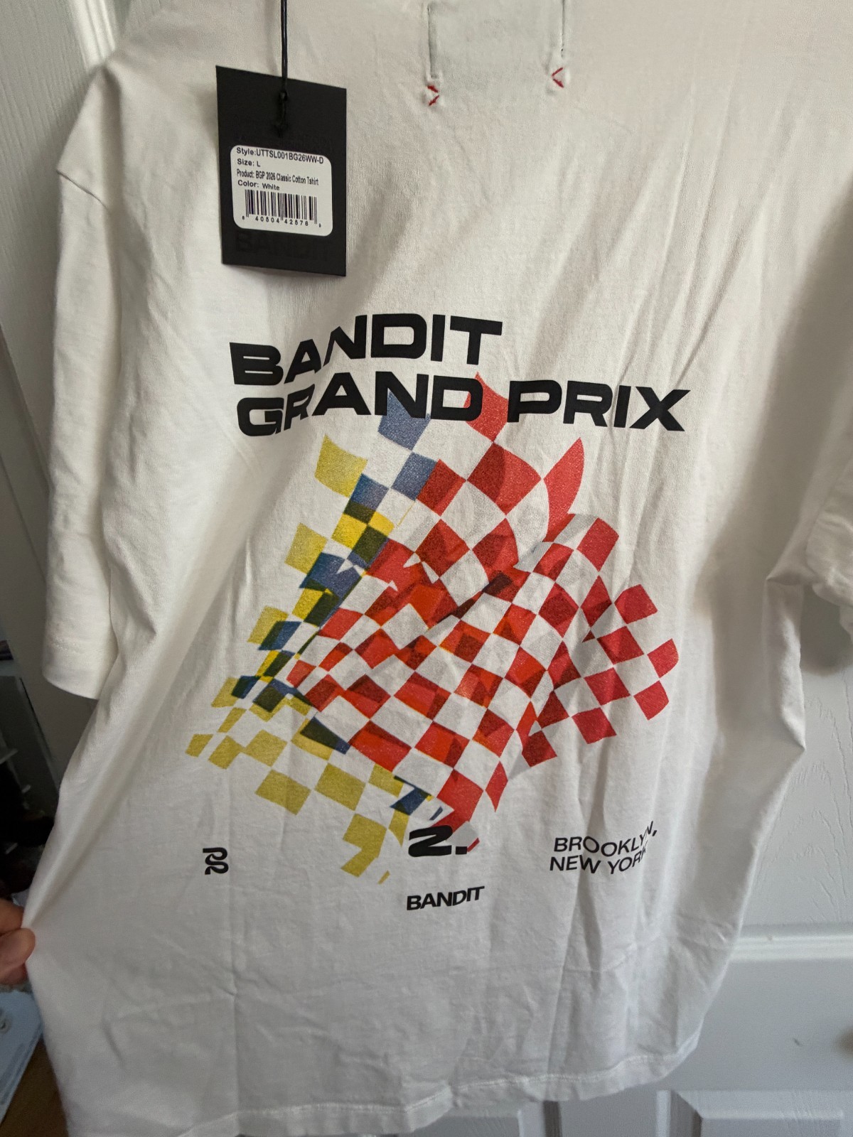 NWT Bandit Grand Prix 2026 Classic Cotton T-Shirt Mens L Rare BGP Brooklyn gallery