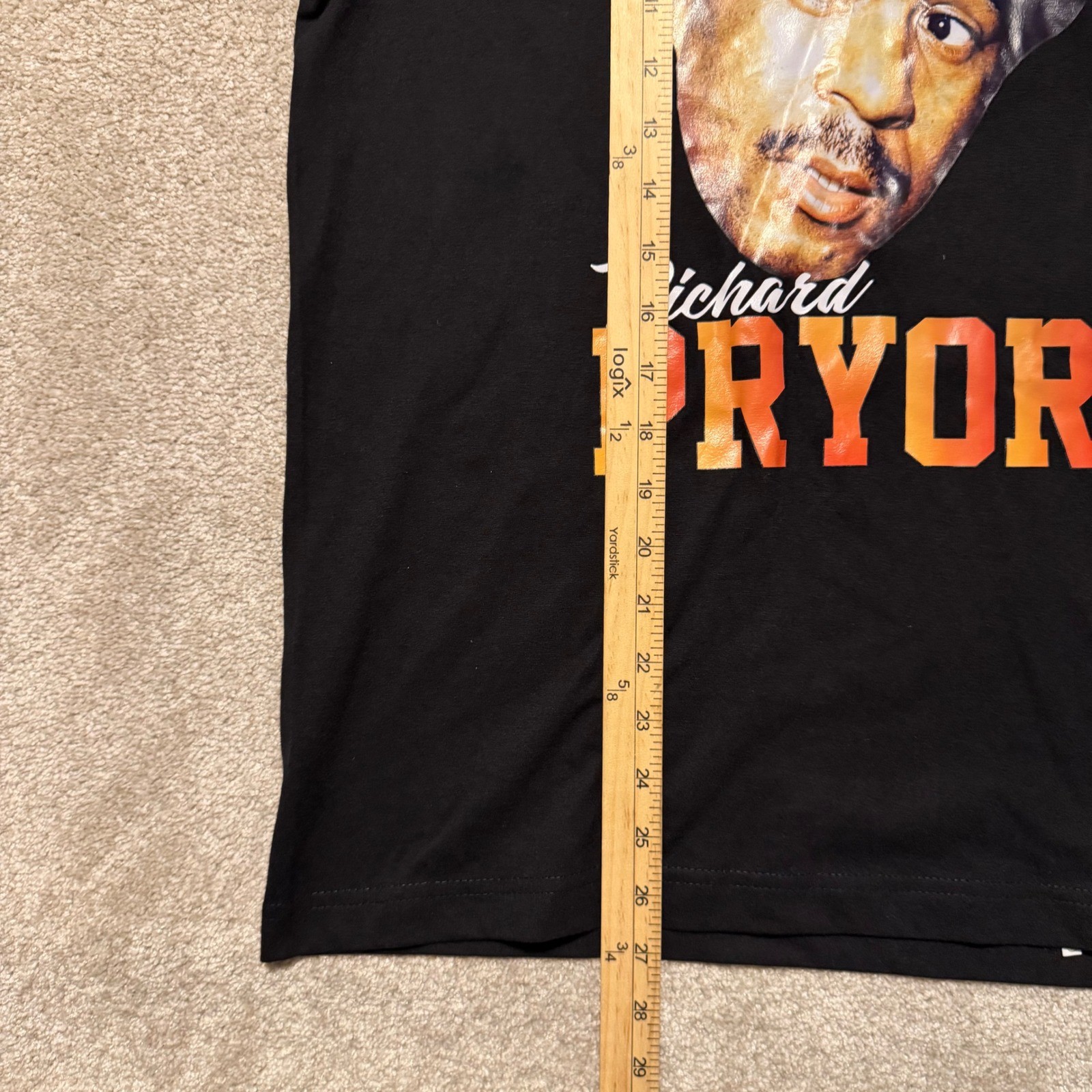 Richard Pryor Graphic T-Shirt Mens M Black Heavy Duty Cotton Magic Collection gallery