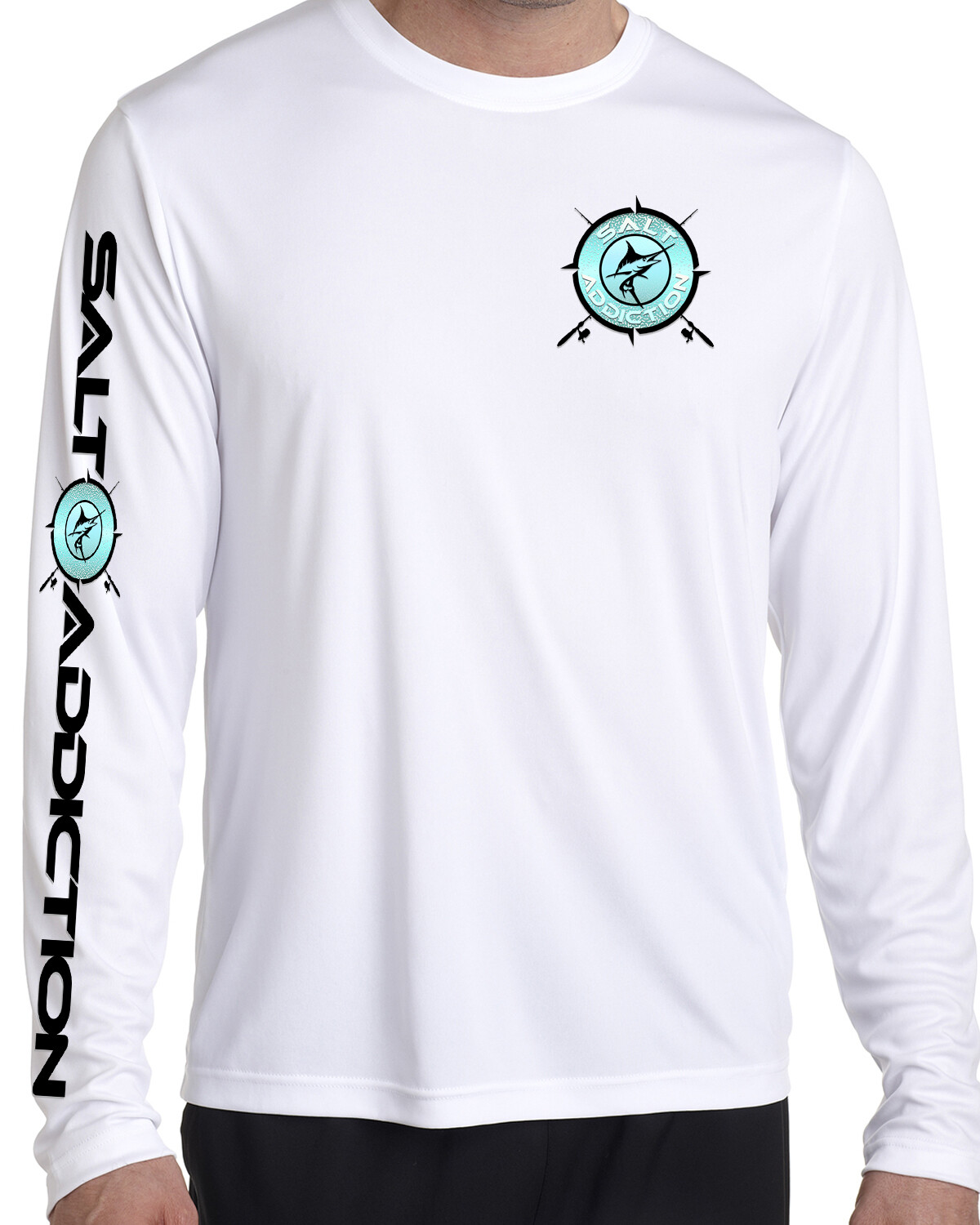 Salt Addiction T shirt long sleeve microfiber Marlin fishing with uv Protection gallery