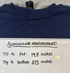 *Hanes Dilly Dilly Bud Light T Shirt Blue Size Adult L