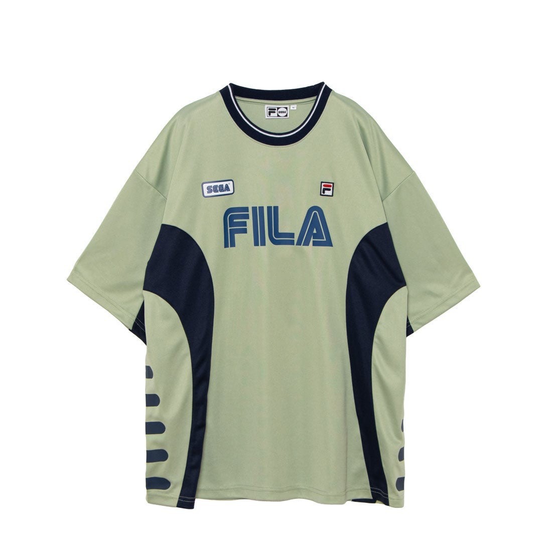 FILA x SEGA TEE Moisture-wicking quick-drying UV protection UnisexKhaki, Black