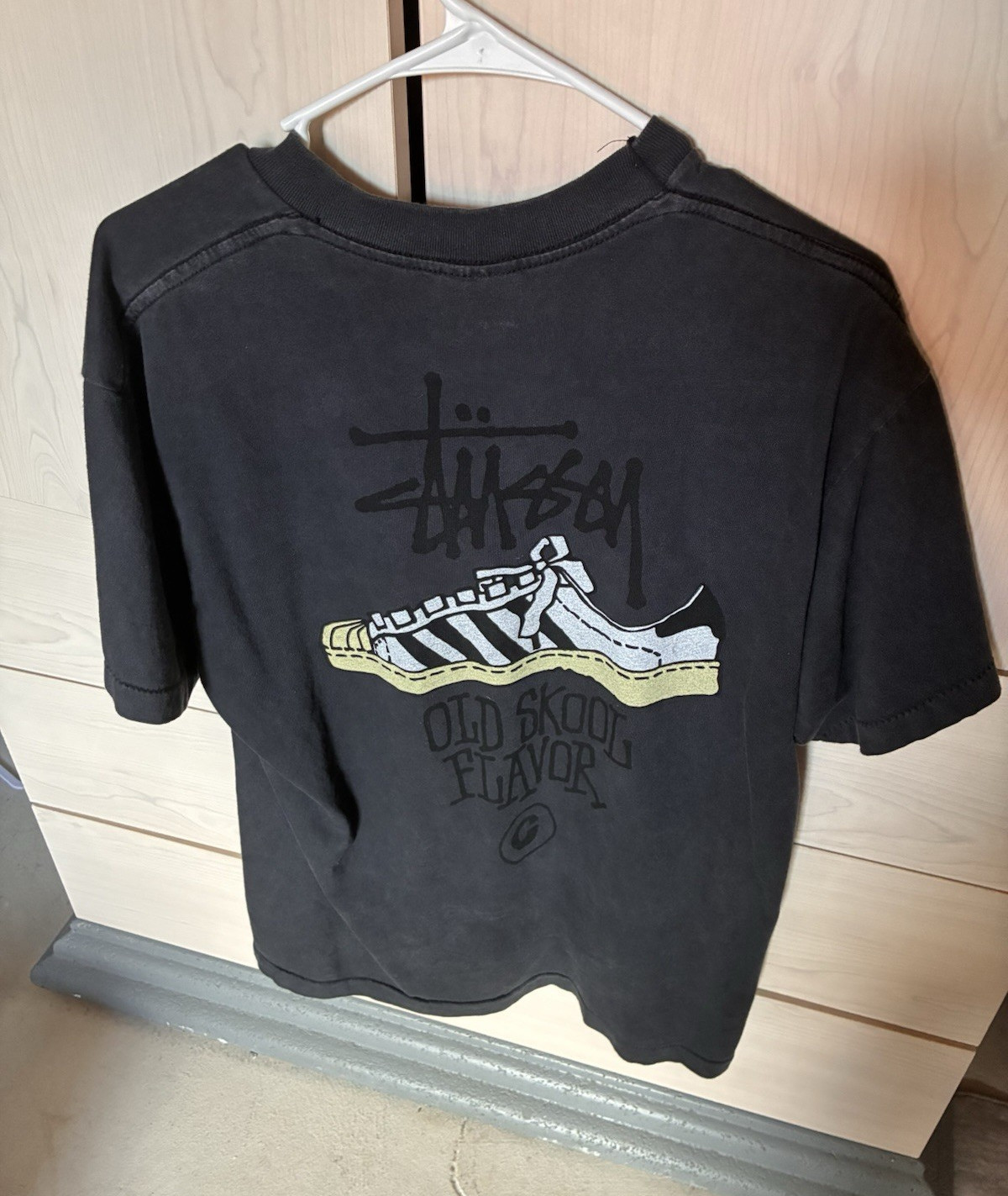 RARE Stussy Old Skool Flavor tee L gallery