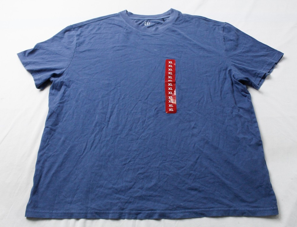 Gap Men’s Short Sleeve Solid Soft Washed Original T-Shirt WR4 Blue Size XL NWT