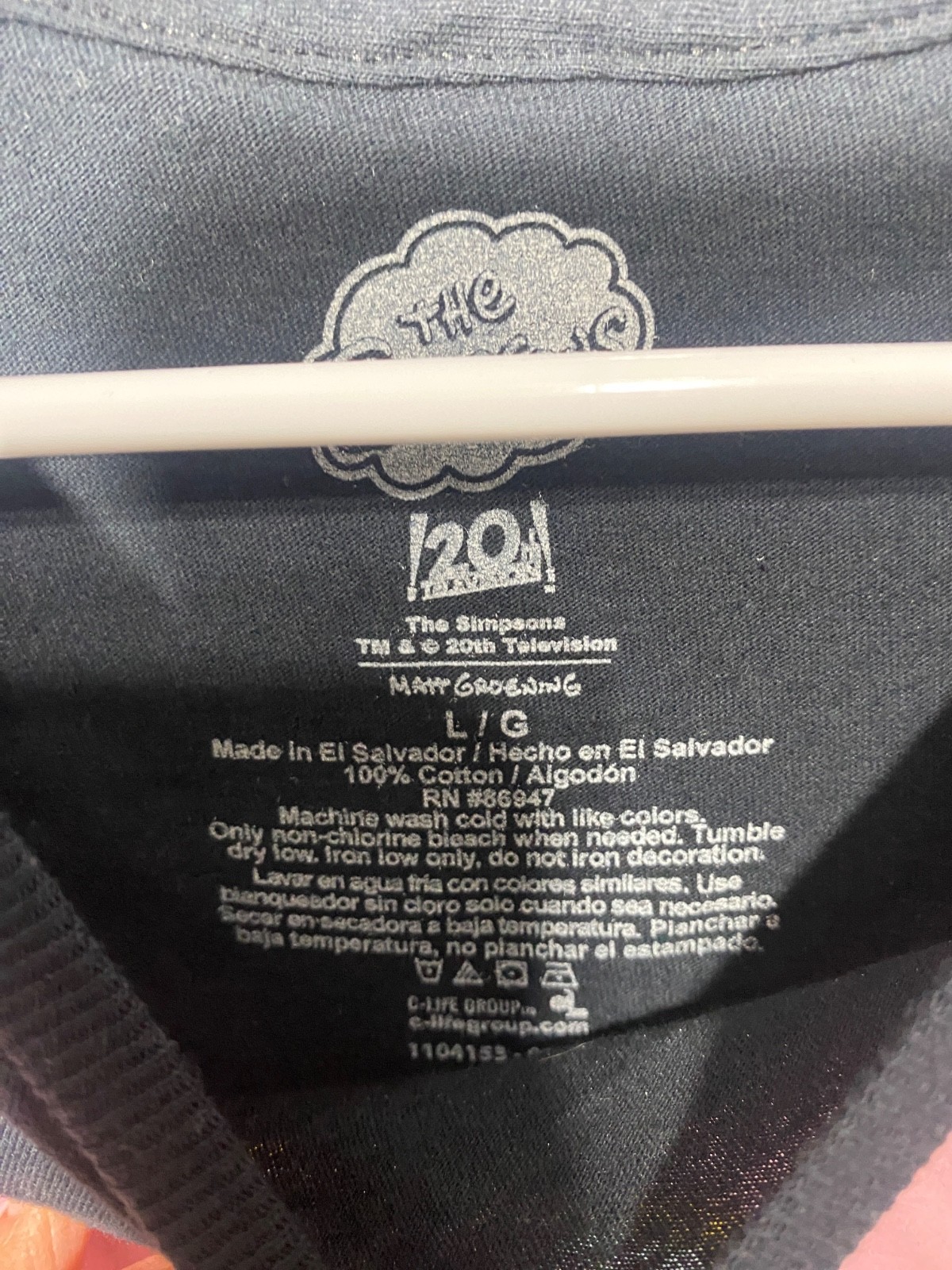 The Simpsons T-Shirt Men' Large Vintage Inspired 20th Century Fox Classic gallery