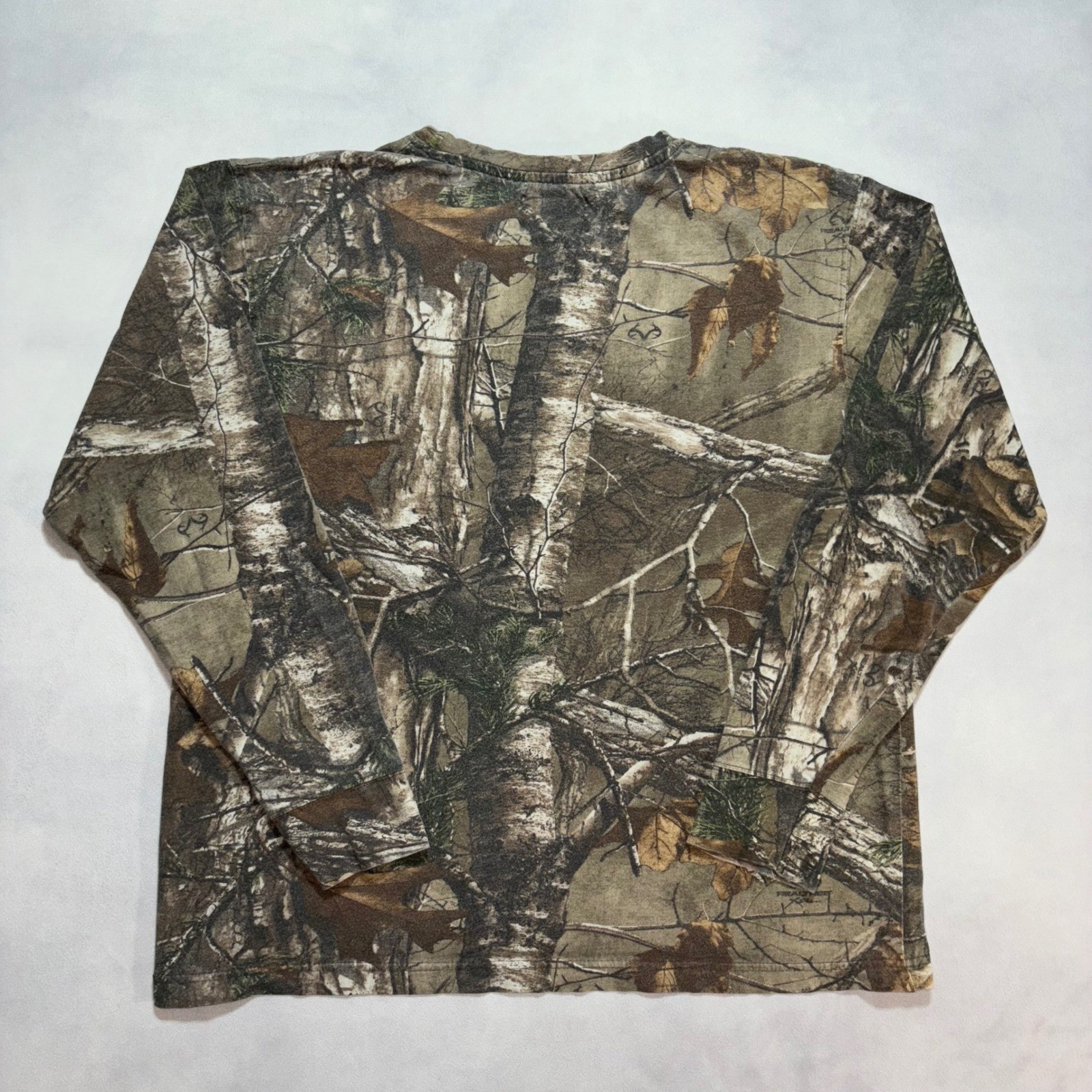 Vintage Realtree Camo Long Sleeve T-Shirt Men's Medium Outdoor Hunting Gorp Y2K gallery