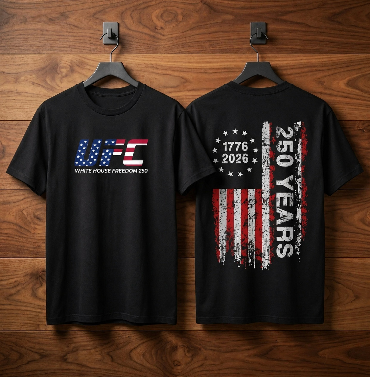 Patriotic MMA Freedom 250 USA 1776-2026 Shirt