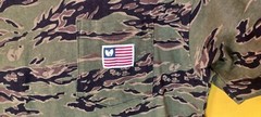 Vintage Wutang Clan Reverse Tigerstripe Camo Shirt Vietnam Limited Rare Print 🔥