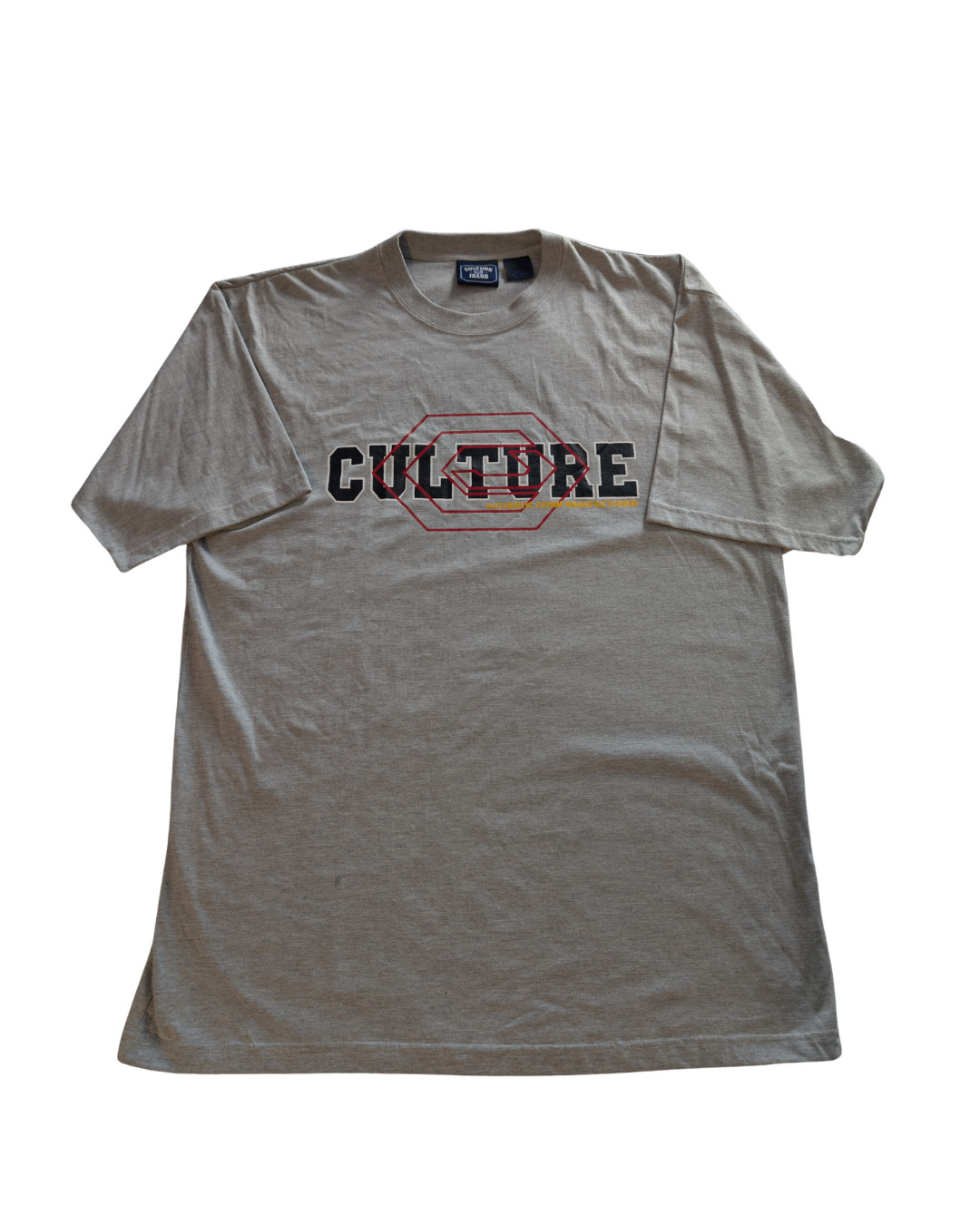 Vintage Y2K Culture Jeans Gray Tee (XXL) gallery