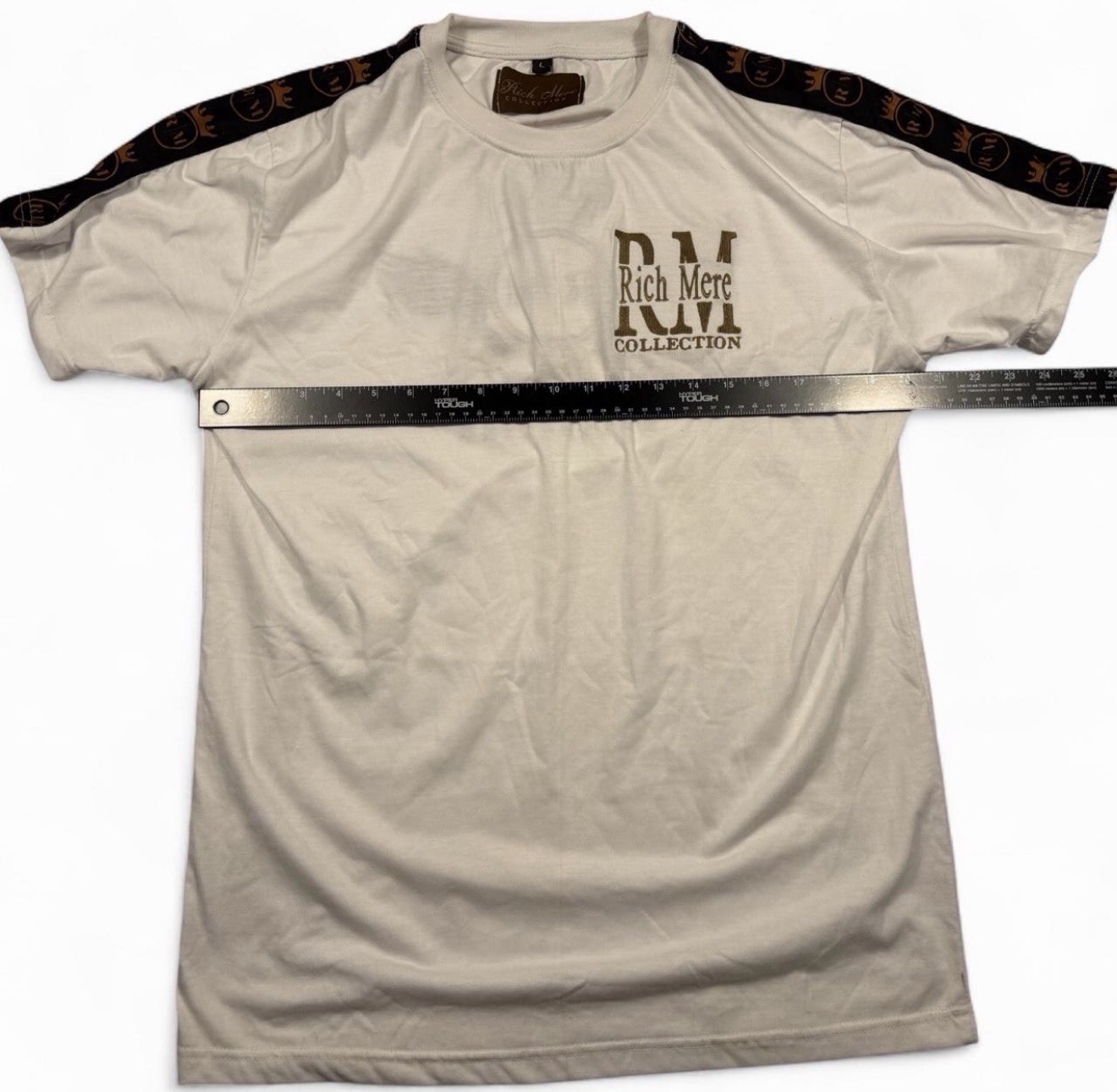 Y2K Rich Mere Collection T Shirt Mens Large White Crown Logo Streetwear gallery