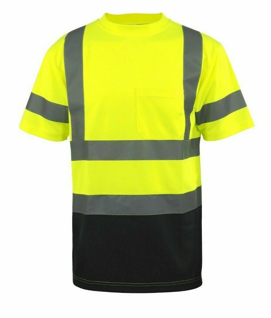 Hi Vis ANSI Class 3 Reflective Safety Green Short Sleeve T Shirt High Visibility gallery
