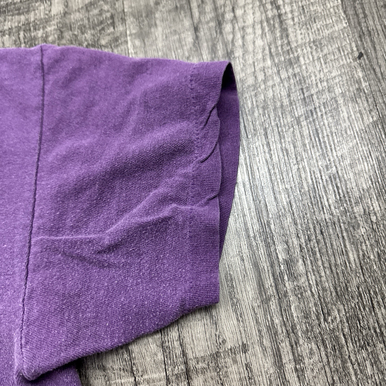 Vintage 60s 70s New Rochelle Aquatic Club Swim T Shirt New York Purple M gallery