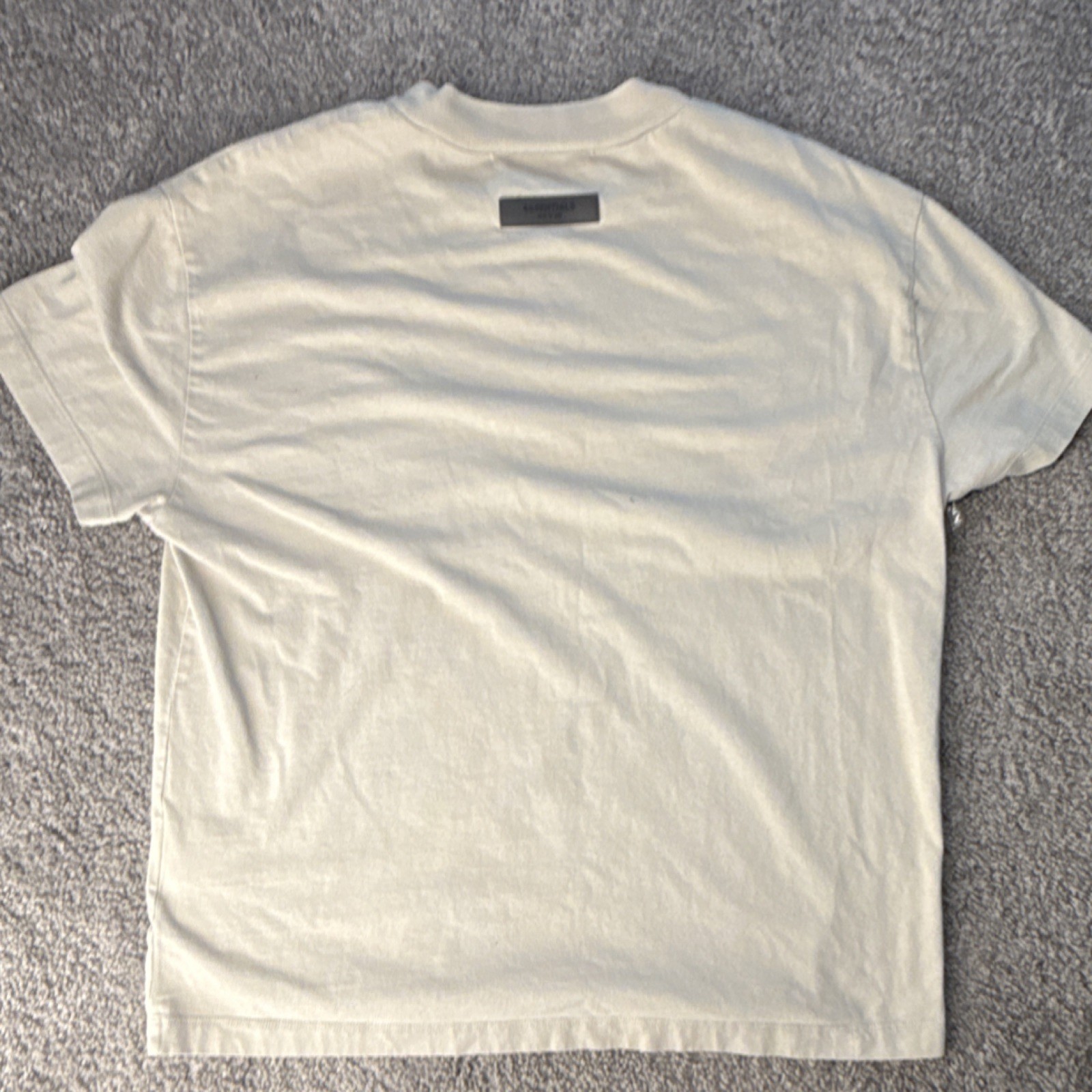 Essentials Fear of God ESSENTIALS Beige Logo Crew Neck Cotton Jersey Tee XXS gallery
