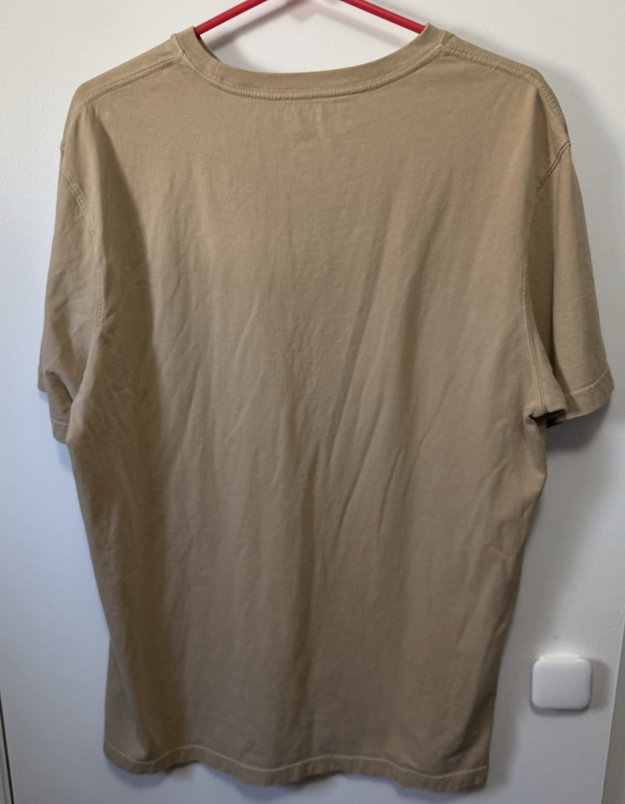 American Eagle Super Soft Standard Fit Tan T Shirt Sz Large Excellent Condition gallery