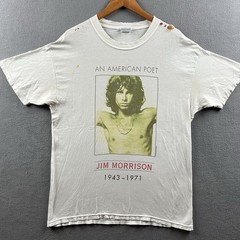Vintage The Doors Jim Morrison Shirt Mens Large An American Poet Thrashed 90s