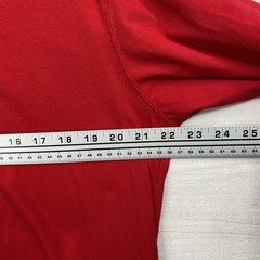 Lands’ End Long Sleeve Turtleneck Shirt Mens L 42/44 Super T Red Classic Holiday