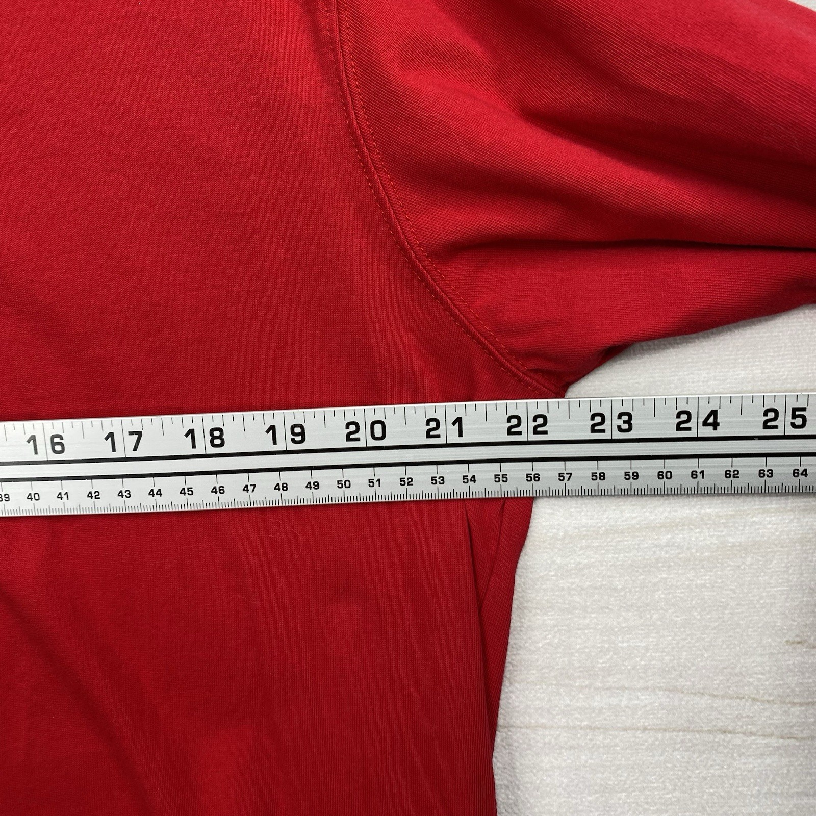 Lands’ End Long Sleeve Turtleneck Shirt Mens L 42/44 Super T Red Classic Holiday gallery