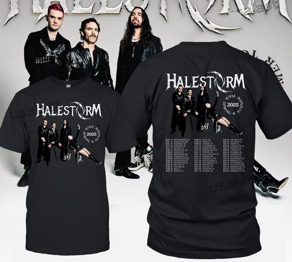 Halestorm Spring & Summer 2025Tour Classic Tee Shirt All Size 20D1633 gallery