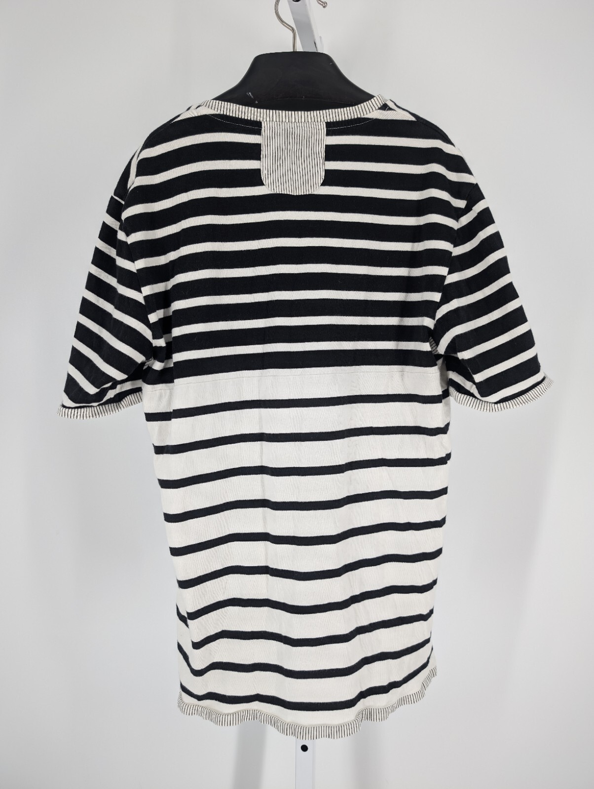 Henrik Vibscov AW 2011 Op Art Contrast Stripe Breton Sailor Henley Shirt Cotton gallery