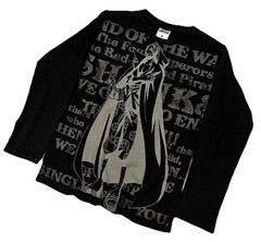 Shanks One Piece Rare AOP Long Sleeve T-Shirt Size Medium