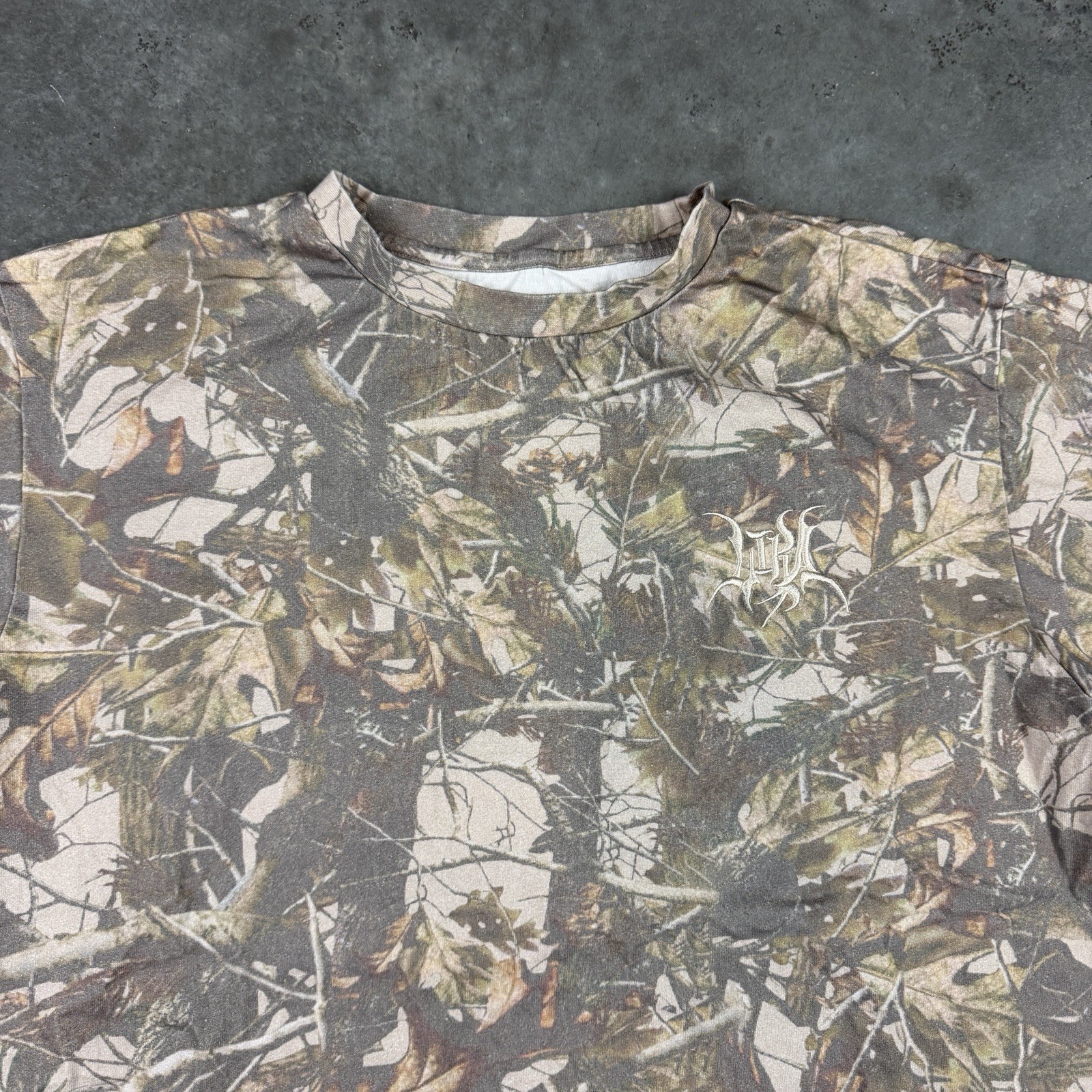 Lira CRTV SCTV T Shirt Mens XL Green Camouflage Boxy Logo Preowned gallery