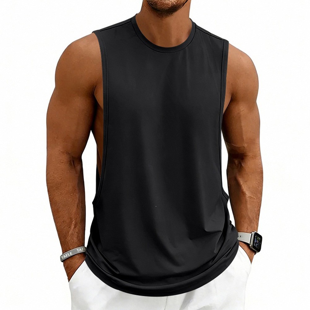 Men's Gym Tank Breathable Tank Gym Workout Running Jogging Top Breathable gallery