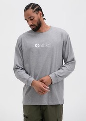 Ethika LOGO – HEATHER MENS GRAPHIC TEE LS