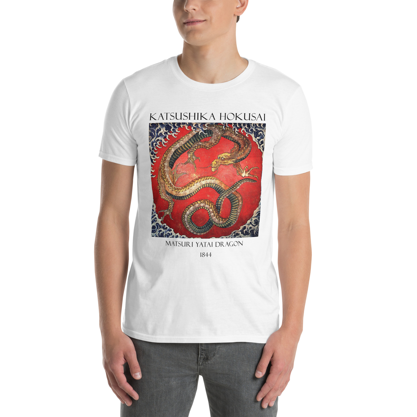 Hokusai Dragon tshirt, Japanese Art Shirt, Fine Arts Lover Gift gallery
