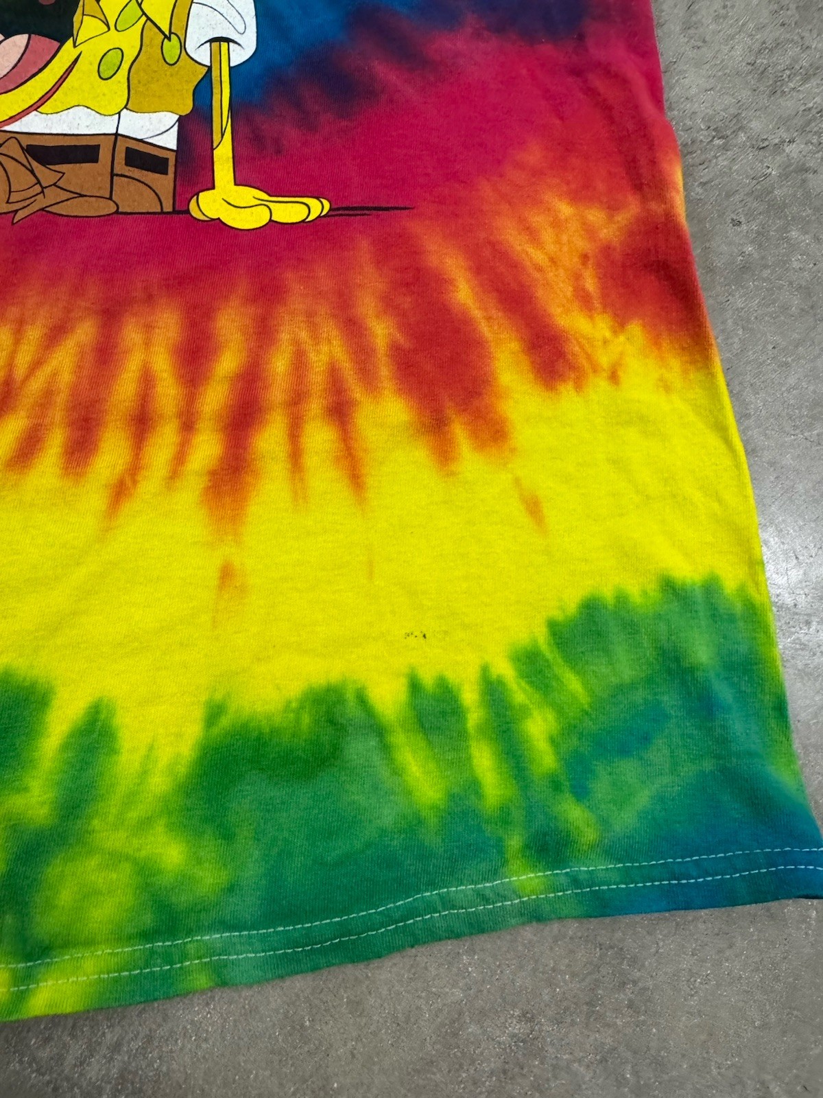 J Balvin SpongeBob SquarePants T-Shirt Mens Medium Tie-Dye Louis De Guzman Art gallery
