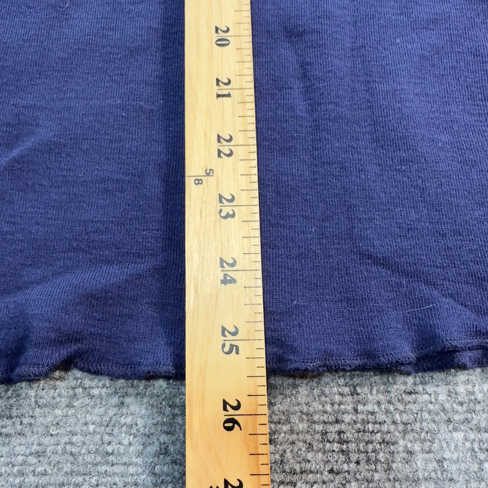 Polyskins Shirt Mens Medium Purple Long Sleeve Ribbed Cuffs By Allen A Made USA gallery
