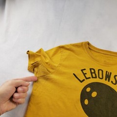 Big Lebowski Bowling Team Los Angeles T Shirt Ripple Junction Men M (pit stains)