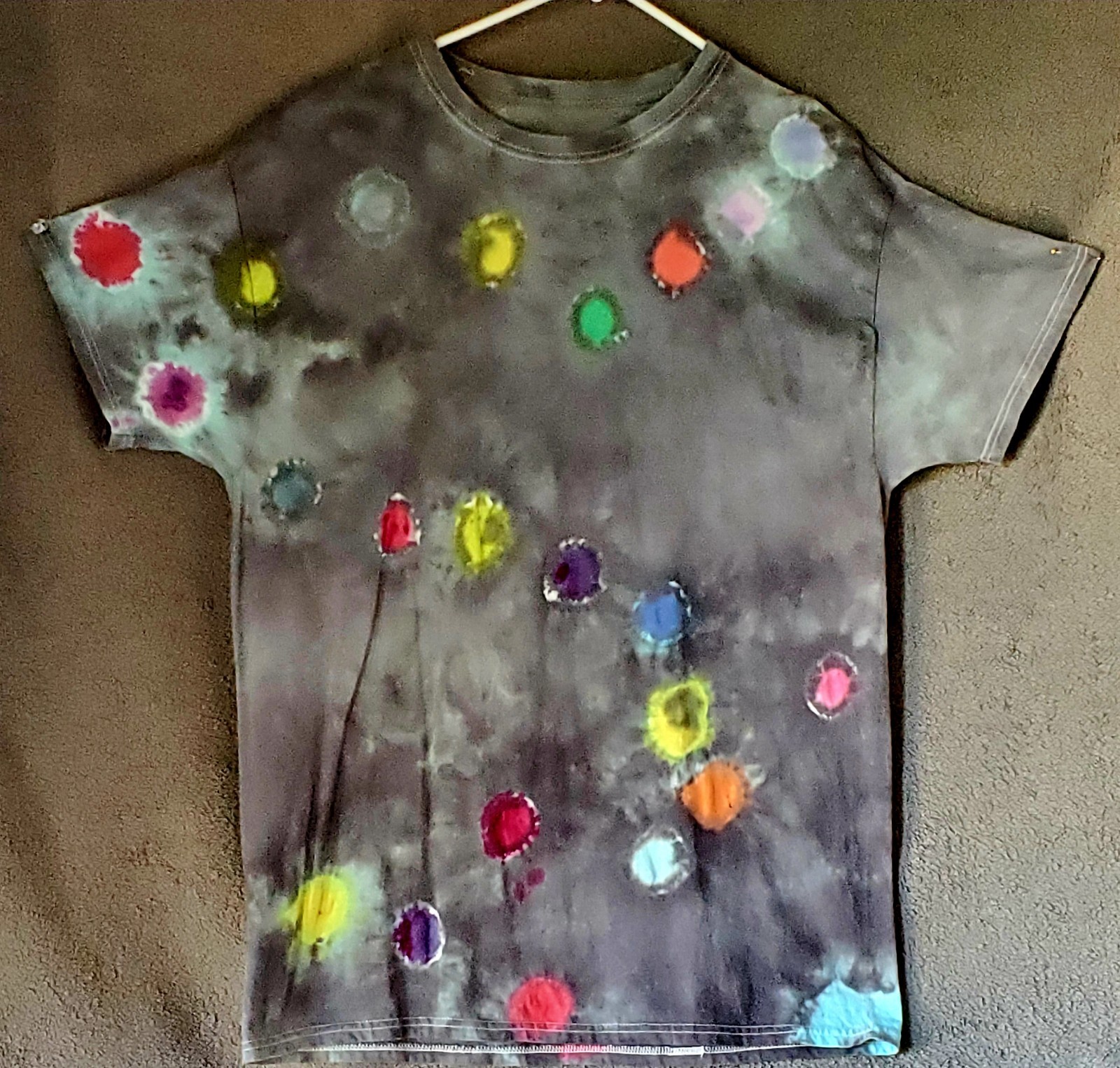 HANES SIZE LARGE 100% Cotton Tye Dyed Shirt Pre-washed WON'T FADE VERY SOFT gallery