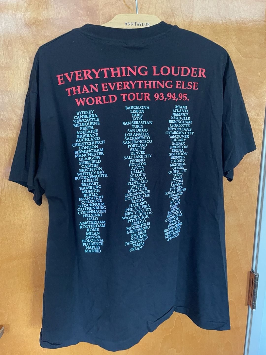 Vintage 1994 Meat Loaf Everything Louder World Tour T-Shirt XL gallery
