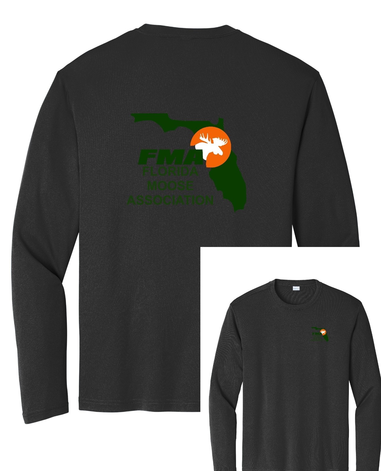 Florida Moose Association Sport Tek FMA long sleeve t shirt unisex ST350LS gallery
