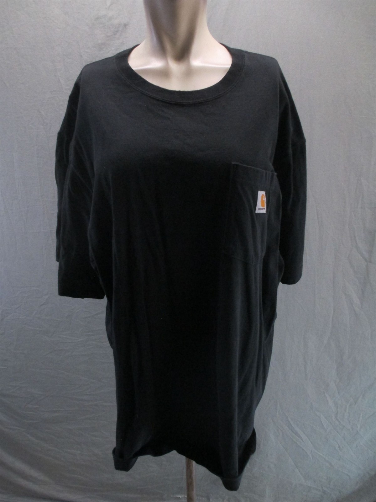 Carhartt Size XL Mens Black 100% Cotton Utility Work Casual Pocket TShirt 594
