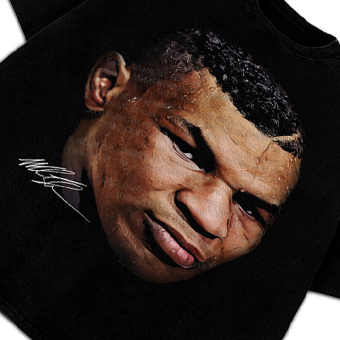 Mike Tyson T-Shirt Young Mike Tyson Portrait Custom Graphic Tee gallery