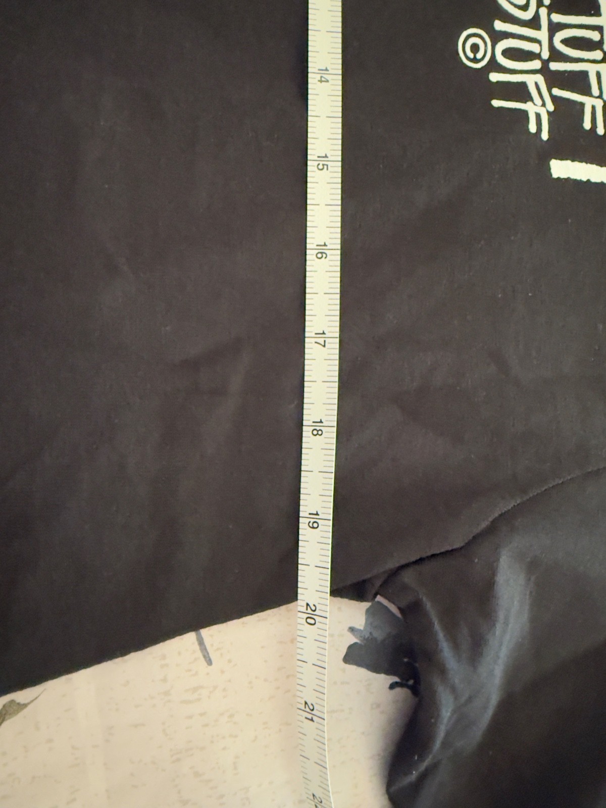 NEW Stussy Black "Tuff Stuff Vice/ Diamond Plate Tshirt Size MED gallery