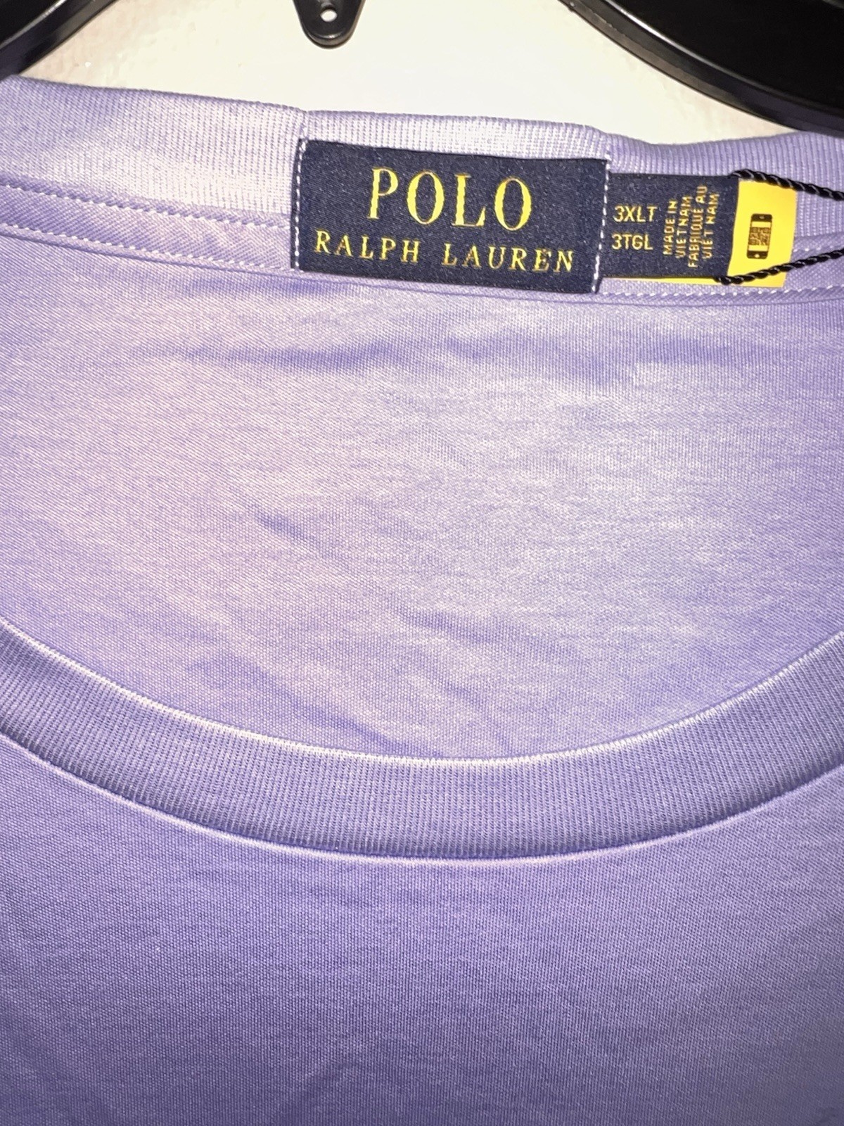 Polo Ralph Lauren Shirt Mens 3LT Blue Classic Pony Tee Crew Neck Golf 639 gallery