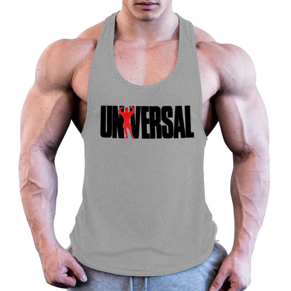 NEW Universal Men Gym Bodybuilding Tank Top Stringer Fitness Shirt VEST gallery